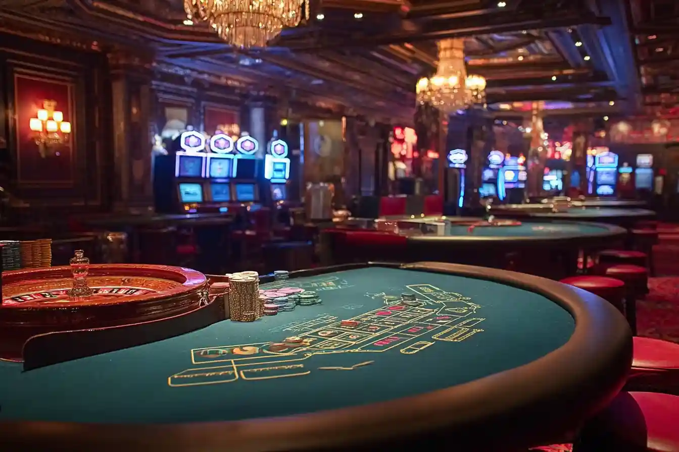 bars with slot machines